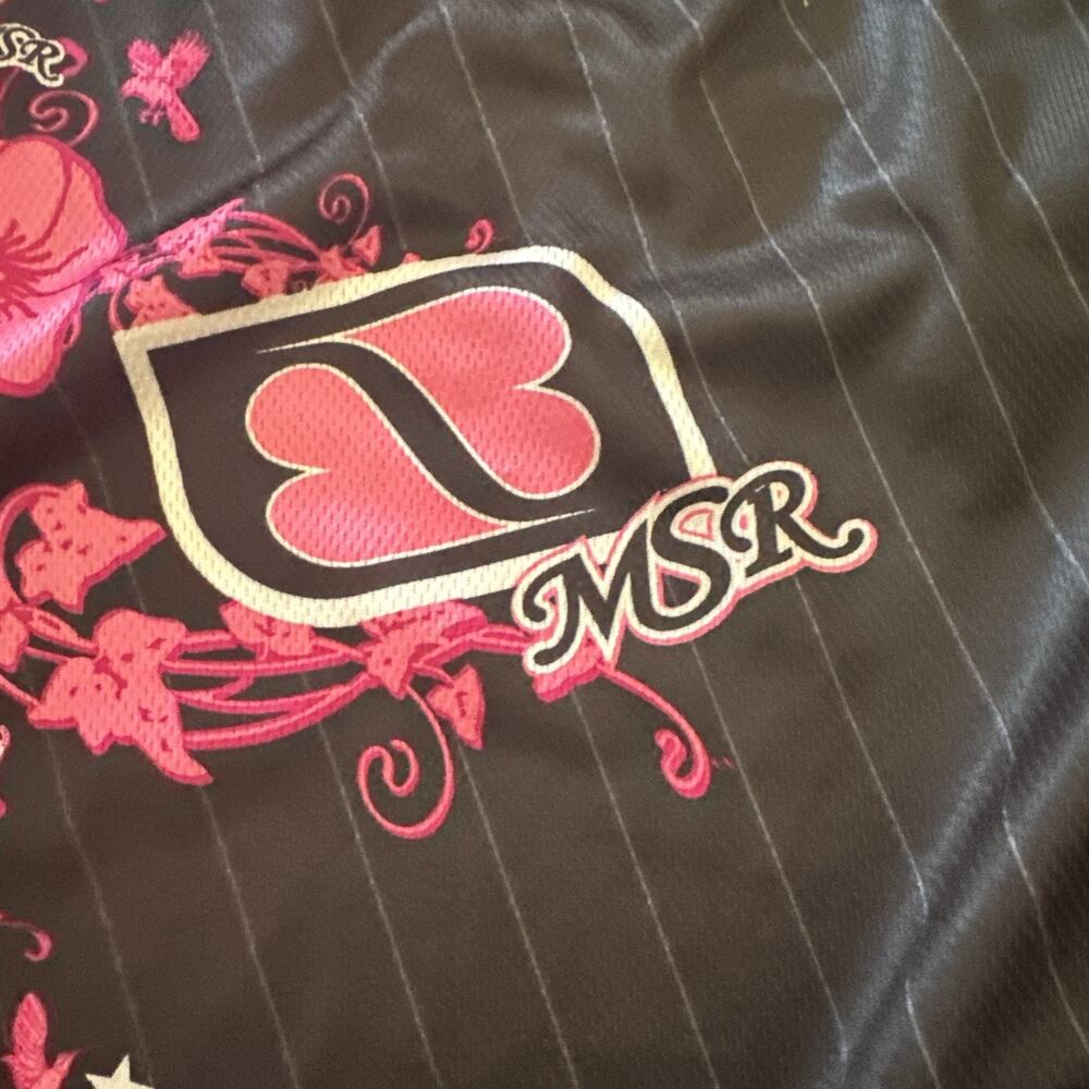 Pink MSR Starlet Motocross Riding Set Jersey Size YXL Pants 8 ATV Off Road Quad - Picture 4 of 5